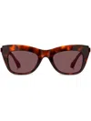 Etro Cat-eye Frame Sunglasses In Brown