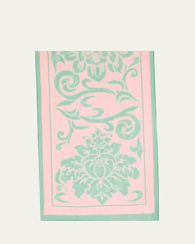 Etro Tosca Floral-print Silk Scarf In Tosca Scarf Woman 45x140 Silk