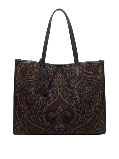 Etro Tote Bag In Black