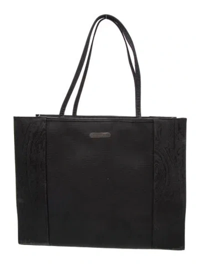 Pre-owned Etro Tote In Black