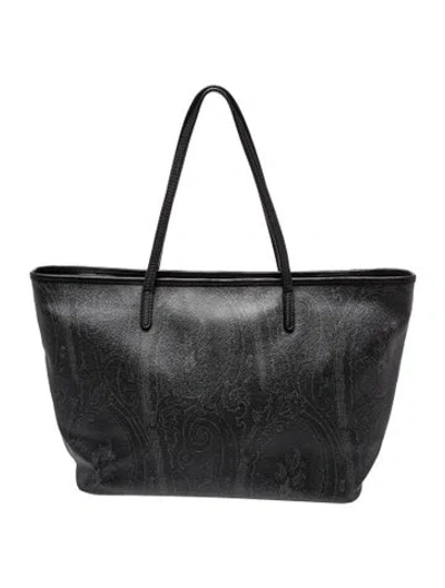 Pre-owned Etro Tote In Black