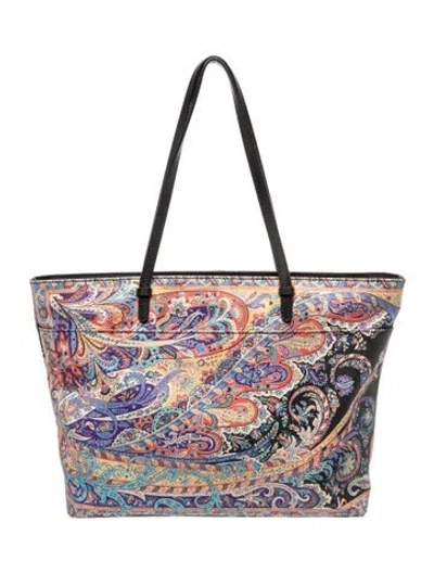 Pre-owned Etro Tote In Black