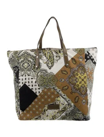 Pre-owned Etro Tote In Brown