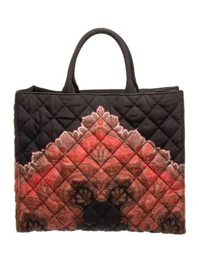 Pre-owned Etro Tote In Brown