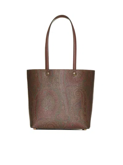 Etro Tote In Marrone Scuro 2