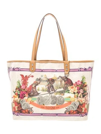 Pre-owned Etro Tote In Neutral