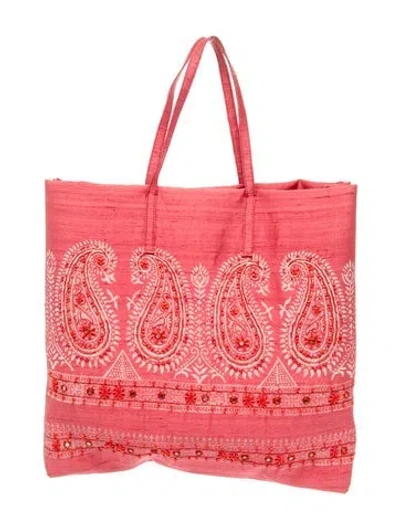 Pre-owned Etro Tote In Pink