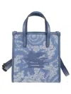 Etro Small Denim Love Trotter Bag With Pegaso Symbol