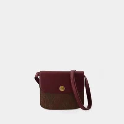 Etro Tracolla Crossbody In Red