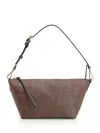 Etro Trapezoidal Shoulder Bag Shoulder Bags Brown