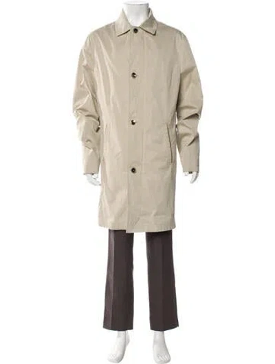 Pre-owned Etro Trench Coat In Green