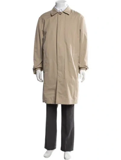 Pre-owned Etro Trench Coat In Neutrals