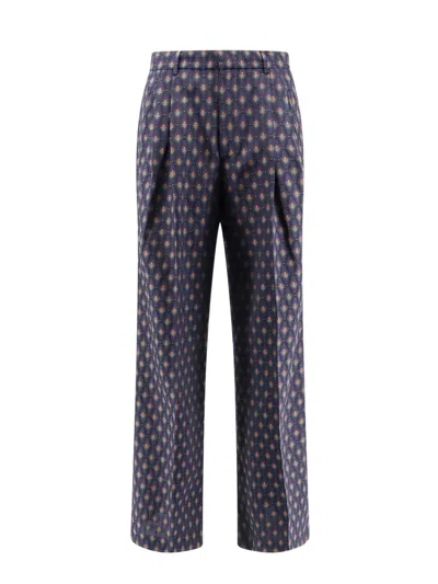 Etro Trouser In Multicolor