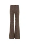 Etro Embroidered Stretch Jersey Pant In Brown