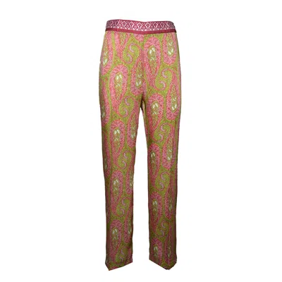 Etro Trousers In Brown