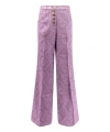 Etro High Waist Flare Fit Wide Leg Jeans