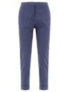 Etro Tailored Trousers With Belt Loops And Rolled Cuffs