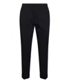 Etro Tapered Casual Pants In Blue