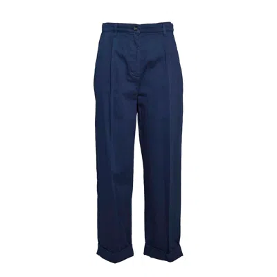 Etro Trousers In Blue