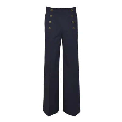 Etro Trousers In Blue