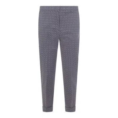 Etro Trousers Blue And Green