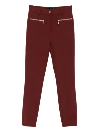 Etro Trousers In Burgundy