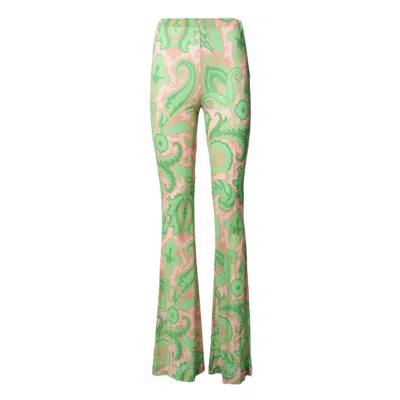 Etro Trousers In Green