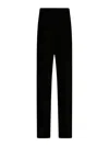 Etro Mid-rise Velvet Straight-leg Pants In Black