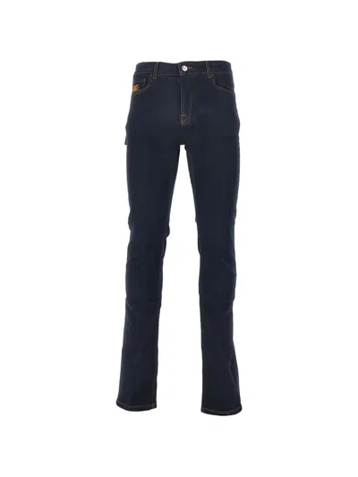 Etro Stretch Denim Roma Fit Jeans In Blue