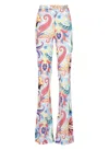 Etro Paisley-printed Flared Pants In Multicolor In Multicolour