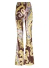 Etro Flare Pant In Multicolour
