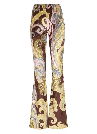 ETRO ETRO TROUSERS MULTICOLOUR