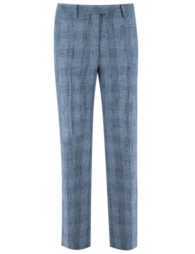 Etro Trousers In Blue