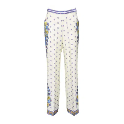 Etro Trousers In Neutral