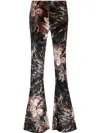 Etro Flare Pant In Red