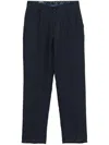 Etro Linen Tapered-leg Trousers