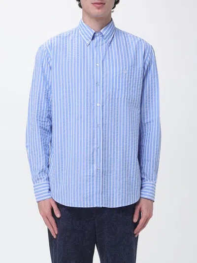 Etro Shirt  Men Color Grey In Blue