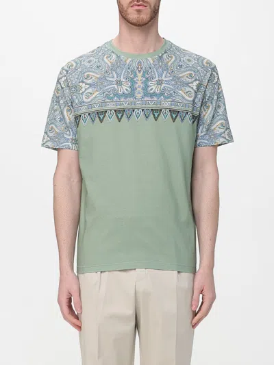 Etro T-shirt Men  In Green