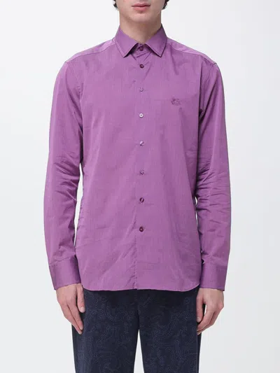 Etro Shirt  Men Color Violet In Purple