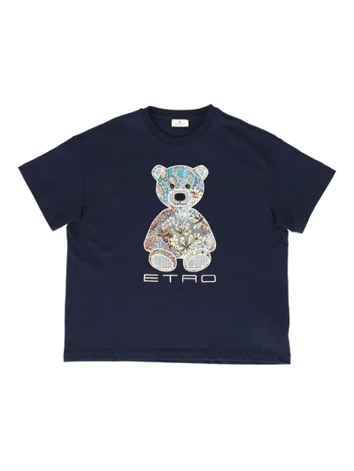 Etro T-shirt/top In Blue