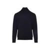 Etro Pegaso-embroidered High-neck Sweater In Black
