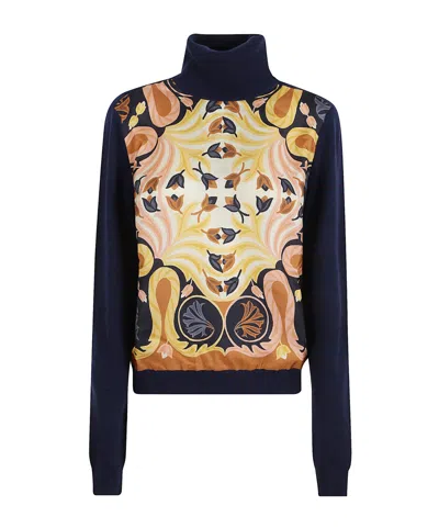 ETRO ETRO TURTLENECK RIBBED JUMPER