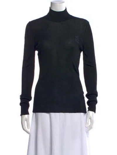Pre-owned Etro Turtleneck Sweater In Black