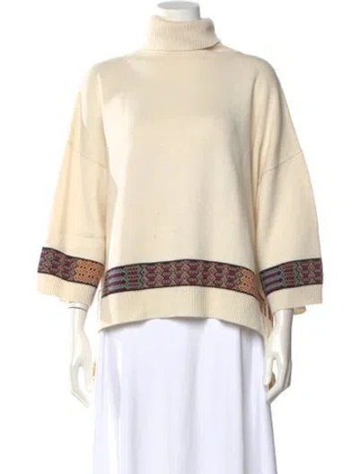 Pre-owned Etro Turtleneck Sweater In Neutrals