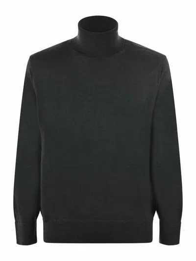 Etro Turtleneck In Verde Scuro