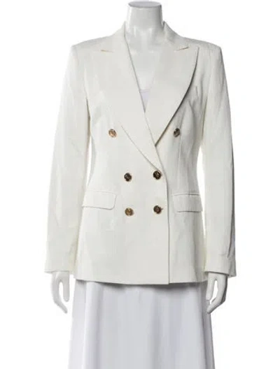 Pre-owned Etro Tweed Pattern Blazer In Neutrals