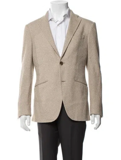 Pre-owned Etro Tweed Pattern Sport Coat In Neutrals