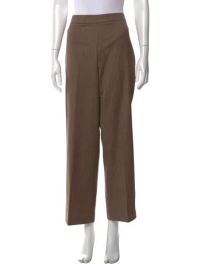 Pre-owned Etro Tweed Pattern Wide Leg Pants In Neutral