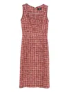 Etro Paisley Cotton And Wool-blend Midi Dress In Multi