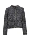 Etro Tweed-effect Button-up Jacket In Multi